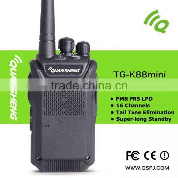 handheld type CE approved 0.5W PMR446 mini two way radio