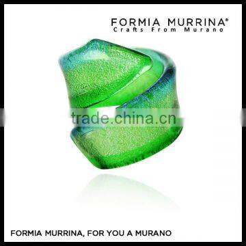 Wholesale ring spiral ring murano glass art and gift