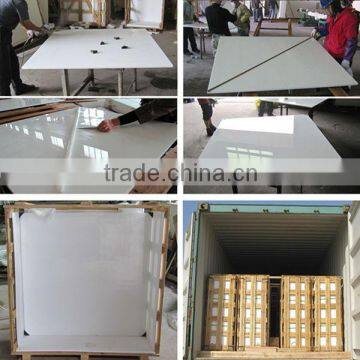 White Machine Cut Crystal Glass Stones Tiles