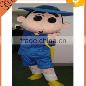 2015 Hot Sell custom plush professional cartoon character mascot Crayon Shin-chan costumes for peomotion