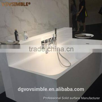 Eco-friendly portable acrylic freestanding bathtub,Solid surface bathtub,artificial marble stone bath tub