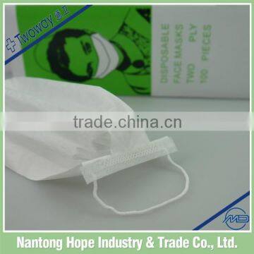 paper face mask with ear loop