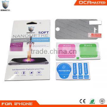 Professional Manufacture 0.3 mm Amazing Anti-Shock Soft Nanometer Screen Protector Film For IPhone 6/6P photo-6