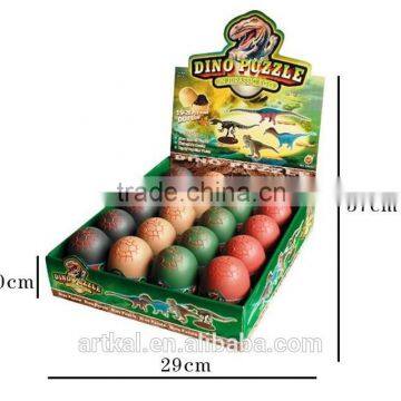 3d Puzzle Diy Jurassic Dinosaur Toys Assemble Dinosaur Egg photo-4