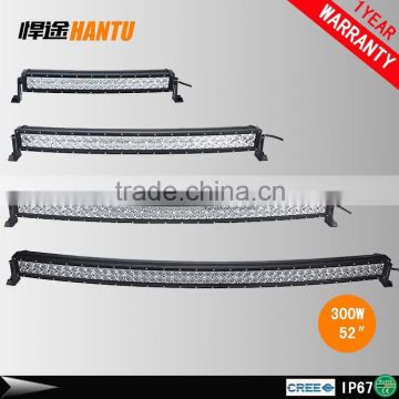 300w led light bar curve led light bar mounting bracket 52 inch curved led light bar