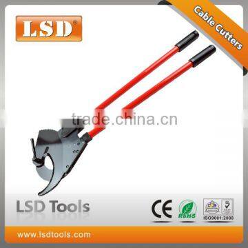 LSDHigh Quality Long handleLK-870 ratchet cable cutter for cutting shear copper-aluminum cables heavy duty cable cutter