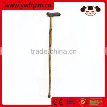 elderly walking stick wooden crutches