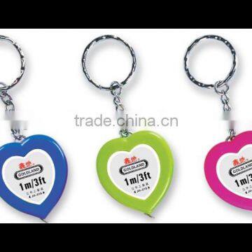 Alibaba Reliable vendor Jianghua spring smooth blade 1m Promotional gift tape measure keychain