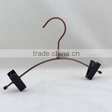 Creative Copper Metal Clips Hanger for Pants, Wire Skirt Hanger photo-2