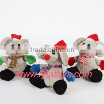 Plush Christmas Mouse