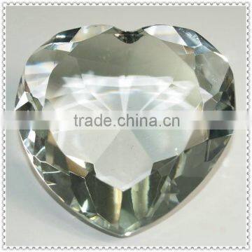 Serious Clear Crystal Heart Diamond For Wedding Decoration