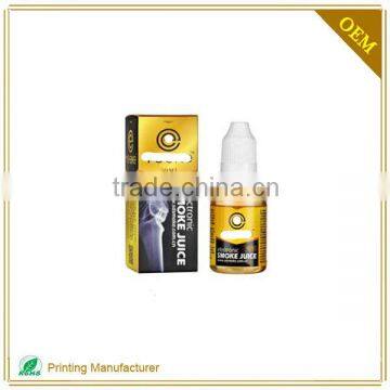 Custom private Electronic cigarette waterproof adhesive paper brand name lables