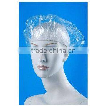 disposable hotel use plastic shower cap,bath room shower cap