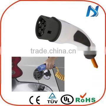 Khons IEC62196 female plug&male socket/32A type 2 ev charging for car side