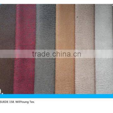 Bronzed,Printed suede fabric laminated for sofa cover