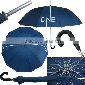 30inch 12k blue high quality luxury aluminum golf umbrella