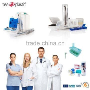 Plastic Medical Packaging Tubes Boxes for Dental Medical Instruments