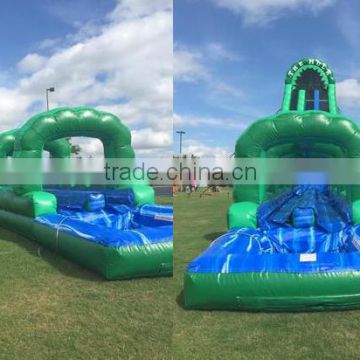 36' The Hulk Water Slide giant inflatable screamer water slide for adult and kids