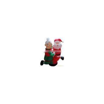 Inflatable santa couple