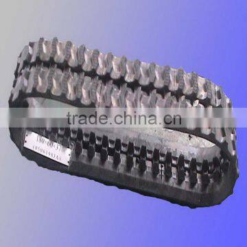 Standard conventional rubber track specification, harvester rubber track made in China