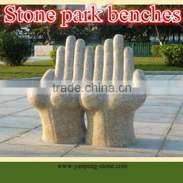 stone park benches