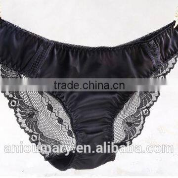 Ladies Sexy Satin Lace Panty