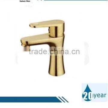 2016 Golden LUXURY Titanize Basin Faucets New Brass Wash Basin Faucet