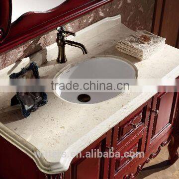 Hand Painted Rustic Bathroom Vanity Cabinet With Tops WTS1606 photo-6