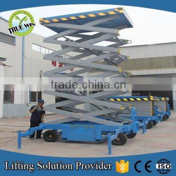 Hydraulic electric Mobile man scissor lift for sale