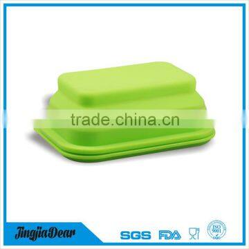 Outdoor Camping Collapsible Silicone Foldable Leakproof Bento Lunch Meal Box Container photo-5