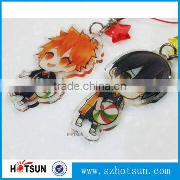 Cute Acrylic Cartoon Character Keychains Wholesale