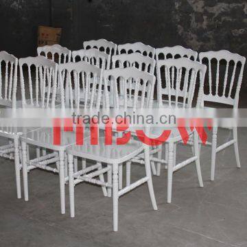 wedding resin napoleon chair for rental