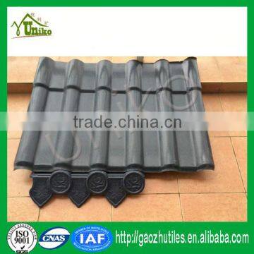 Ultra weathering ASA coated bamboo style roof tiles