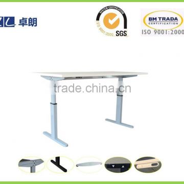 Office desk height adjustable from 595mm-1235mm