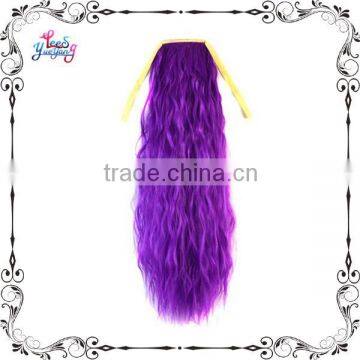 Online Sale Bright Color Synthetic Curly Ponytail for Woman