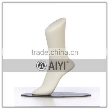 Plastic sock female display mannequin