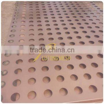 Round perforated metal mesh For Architectural Facade Cladding