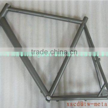 titanium MTB bike frame with sand blast finished MTB bike frame with V brake mountain bike frame