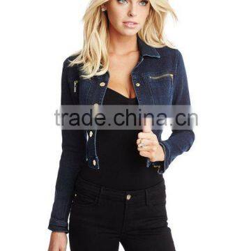 Sexy stylish Women's Vanessa Denim Jacket in Dark Vintage Wash