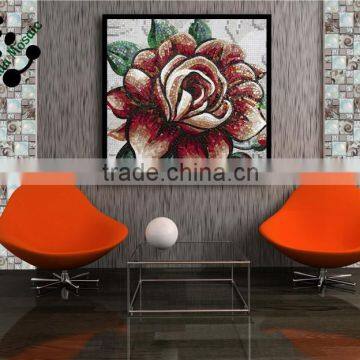 MB SMP23 Living Room Decor Stainless Steel Mix Glass Mosaic Tile Iridescent Mosaic Wall Tile photo-6