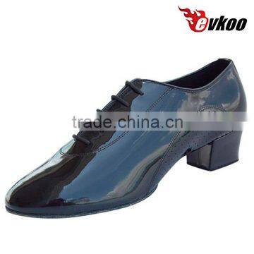 Ballroom Dance Shoes for Men Latin Dance Shoes Black patent leather