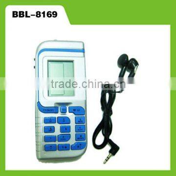 2 in 1 FM radio function brick game with earphone