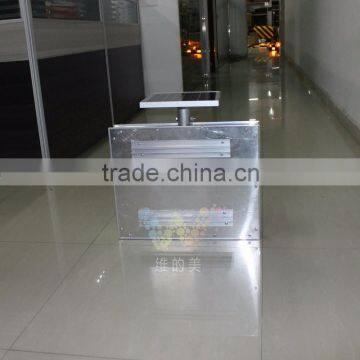 Solar LED Parking Sign Indicator Warning Light Aluminium Shell photo-2