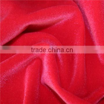 100% Polyester flat yarn velboa