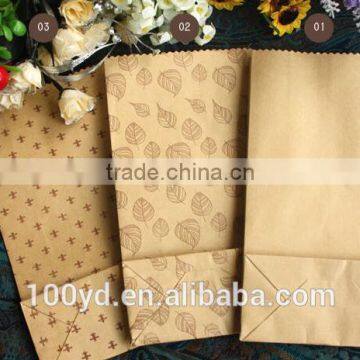 China Suppliers Custom Printing Roll Kraft Paper Bag For Tea