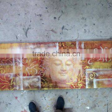 Modern Group Buddha Painting on Canvas photo-4