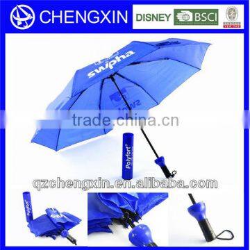 adversting 3 foldable bottle umbrella