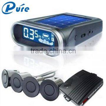 4 Sensors Solar Energy Wireless Parking Sensor with" Dang dang" reminder/human speaker optioinal