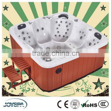 Brand New Home Garden 5 Person Plug and Play 10amp Spa Hot Tub 5 with Twin Lounger JY8018