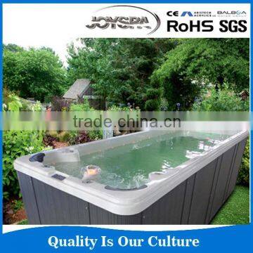 JY8602 Luxury 6 meter spa hydrotherapy clear acrylic swimming pool